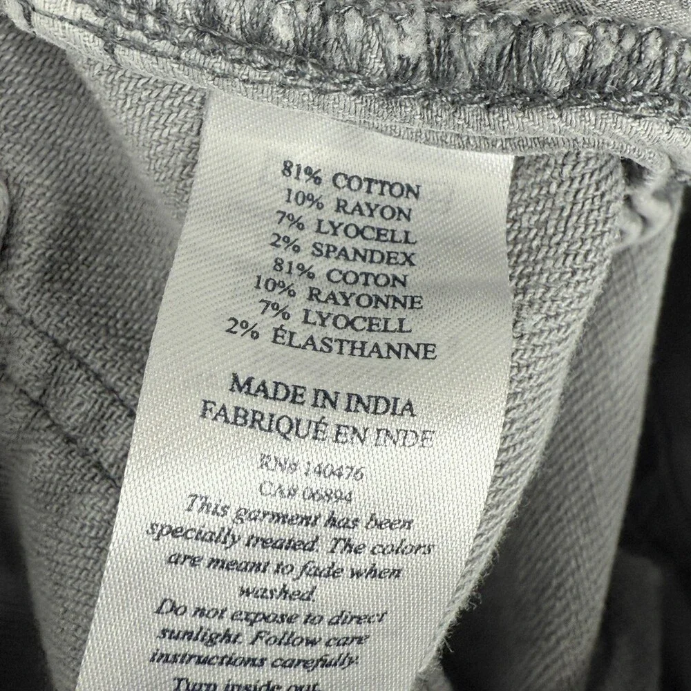 Faherty Men's Grey Stretch Terry Pants 33x30 Denim Casual Straight Leg - Picture 10 of 11